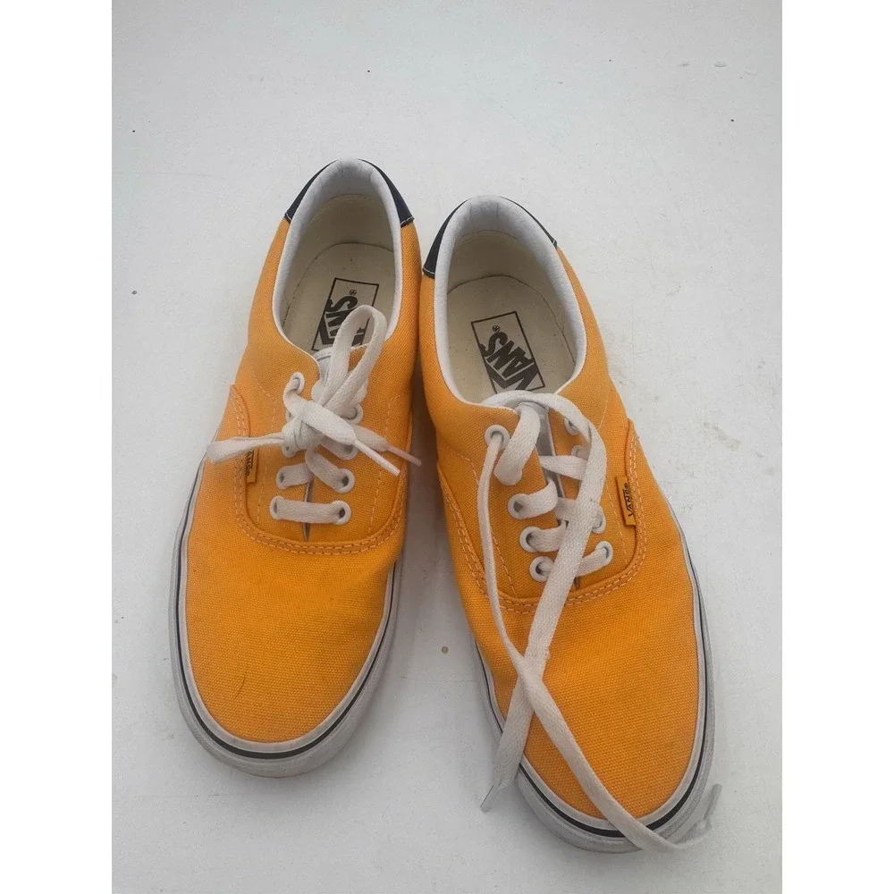 Size 7.5 Mens Size 9 Women‎ - VANS Authentic Orange Sneaker  Skater Rock Grunge